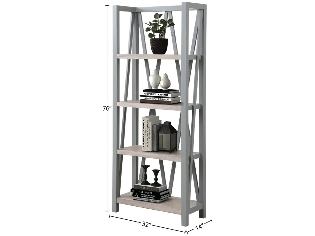Dove Etagere Bookcase - image 1