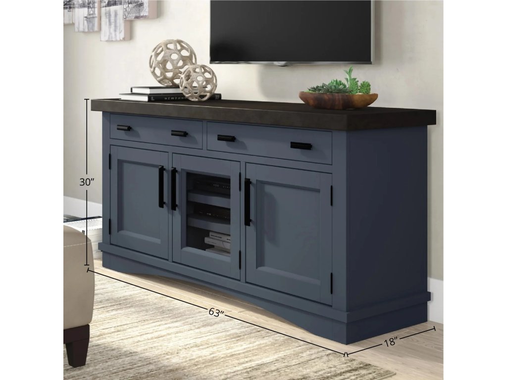 Denim 63 In. Tv Console - image 2