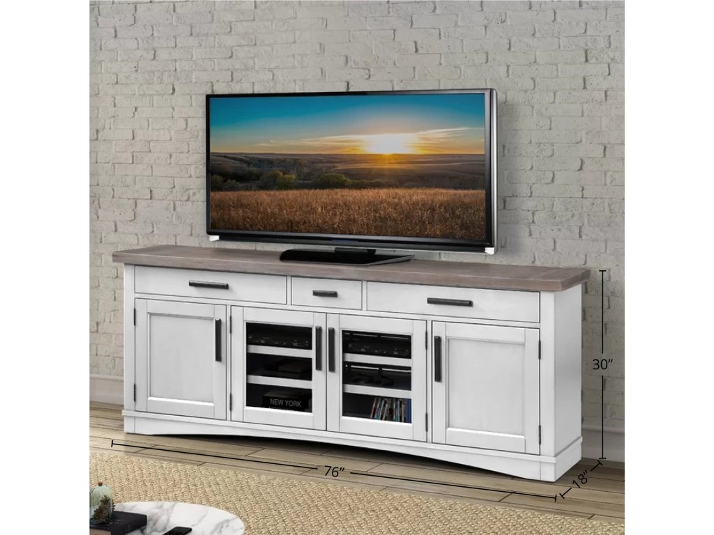 Cotton 76 In. Tv Console - image 3