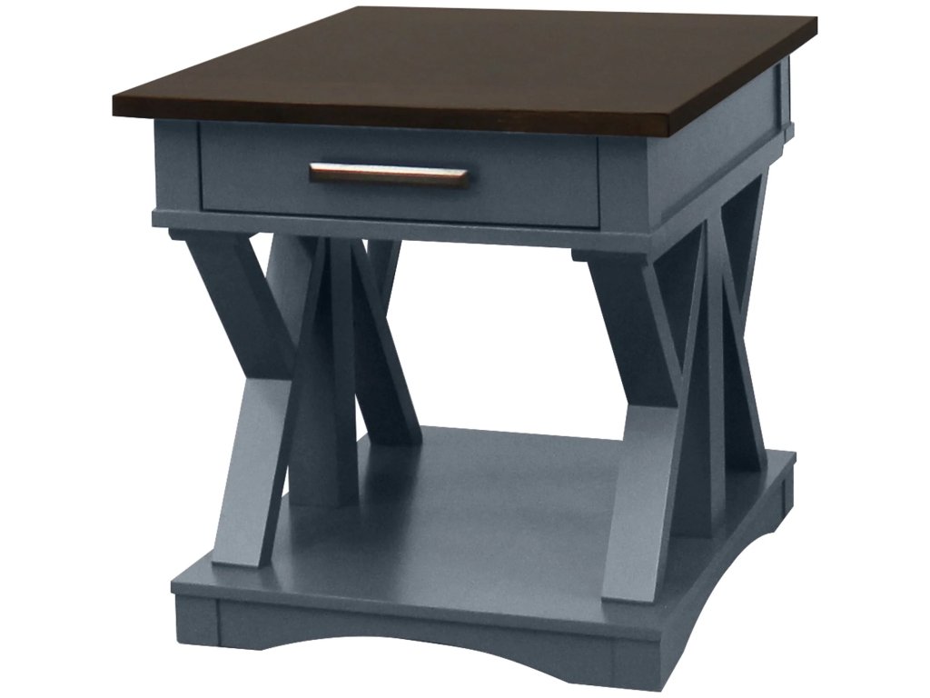 Denim End Table - image 1