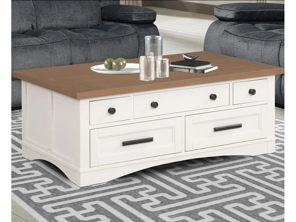 Cotton Cocktail Table With Lift Top - main image