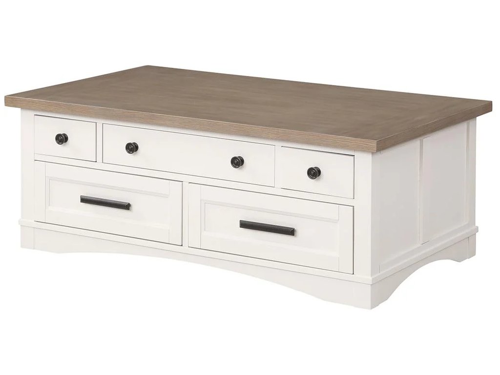 Cotton Cocktail Table With Lift Top - image 1