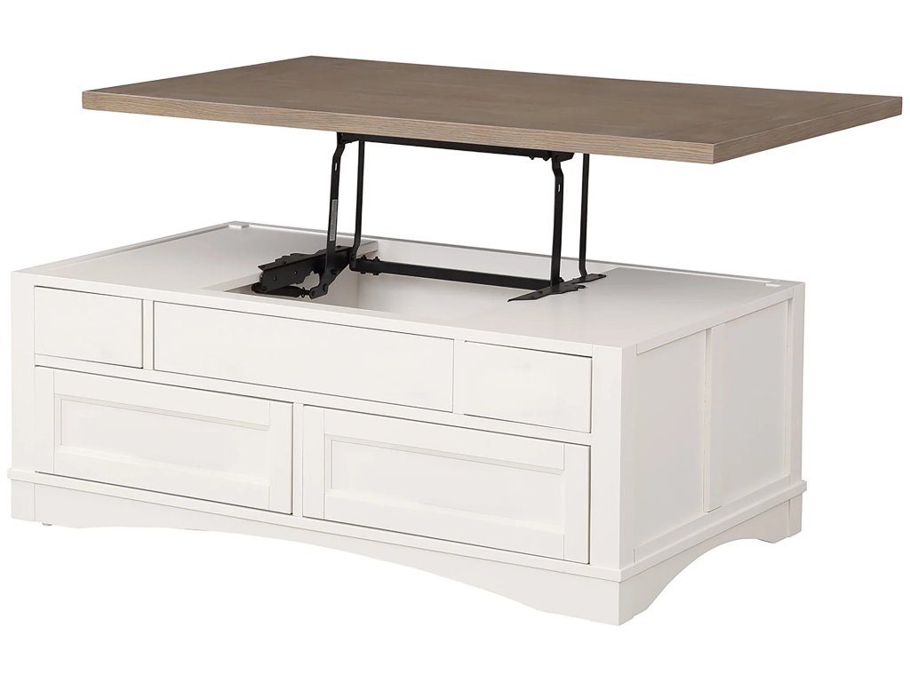 Cotton Cocktail Table With Lift Top - image 2