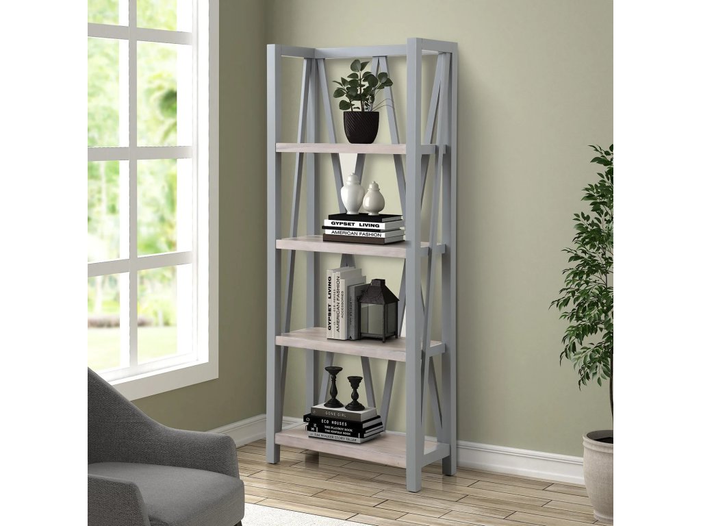 Dove Etagere Bookcase - main image