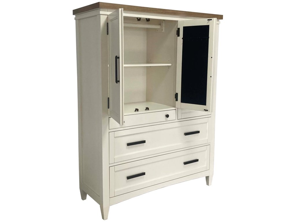 Bedroom 2 Door Chest With 7 Drawers And Work Station - image 2