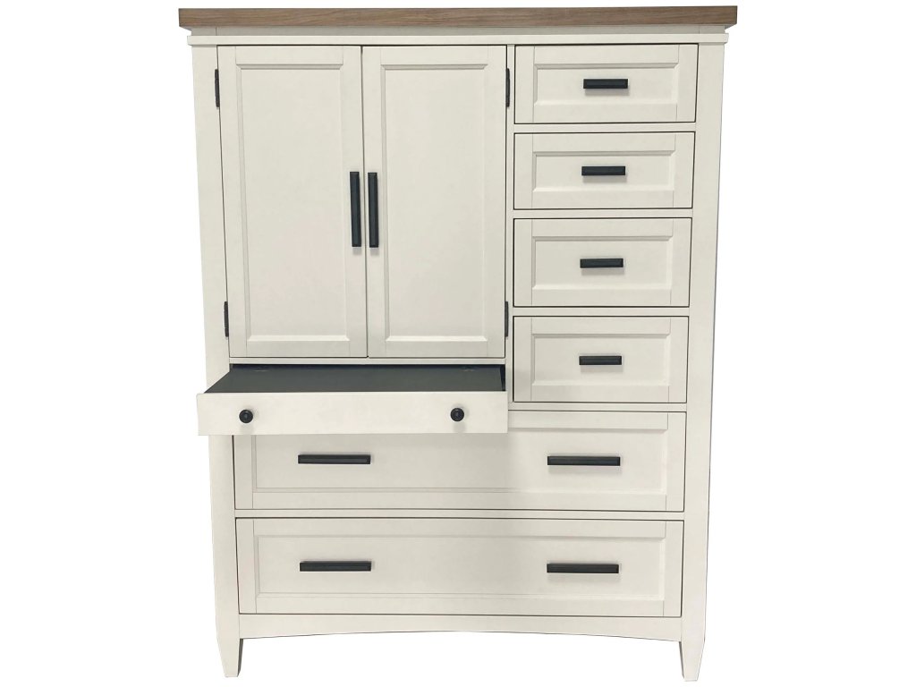 Bedroom 2 Door Chest With 7 Drawers And Work Station - image 5