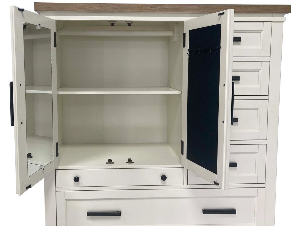 Bedroom 2 Door Chest With 7 Drawers And Work Station - image 10