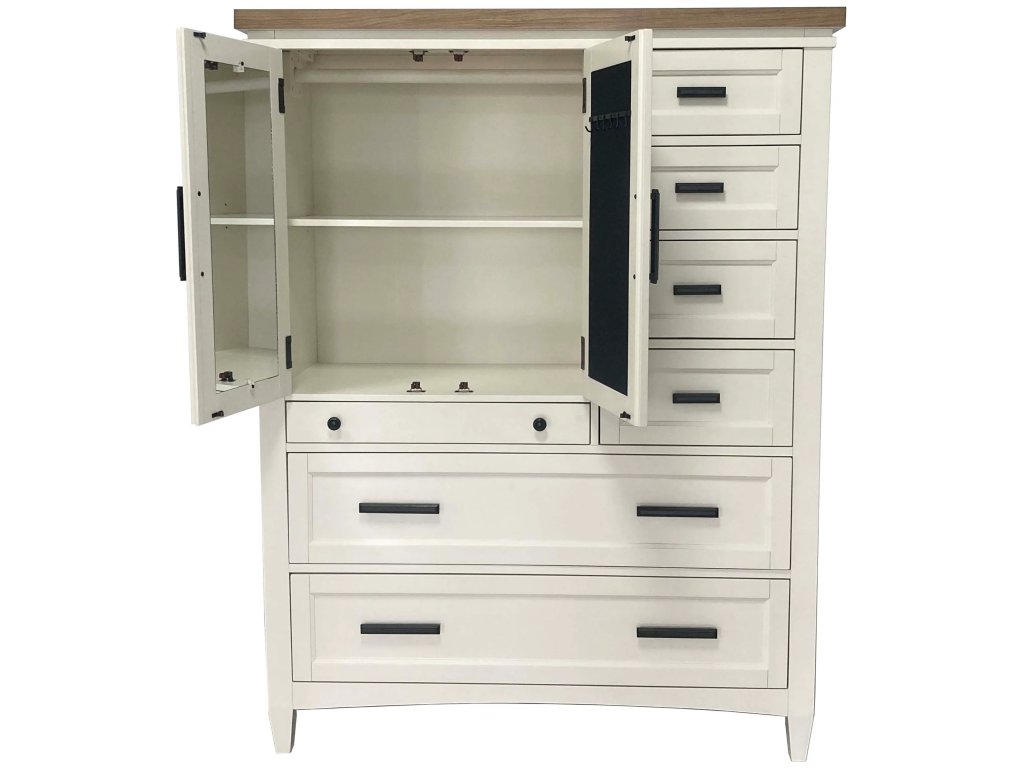 Bedroom 2 Door Chest With 7 Drawers And Work Station - image 4