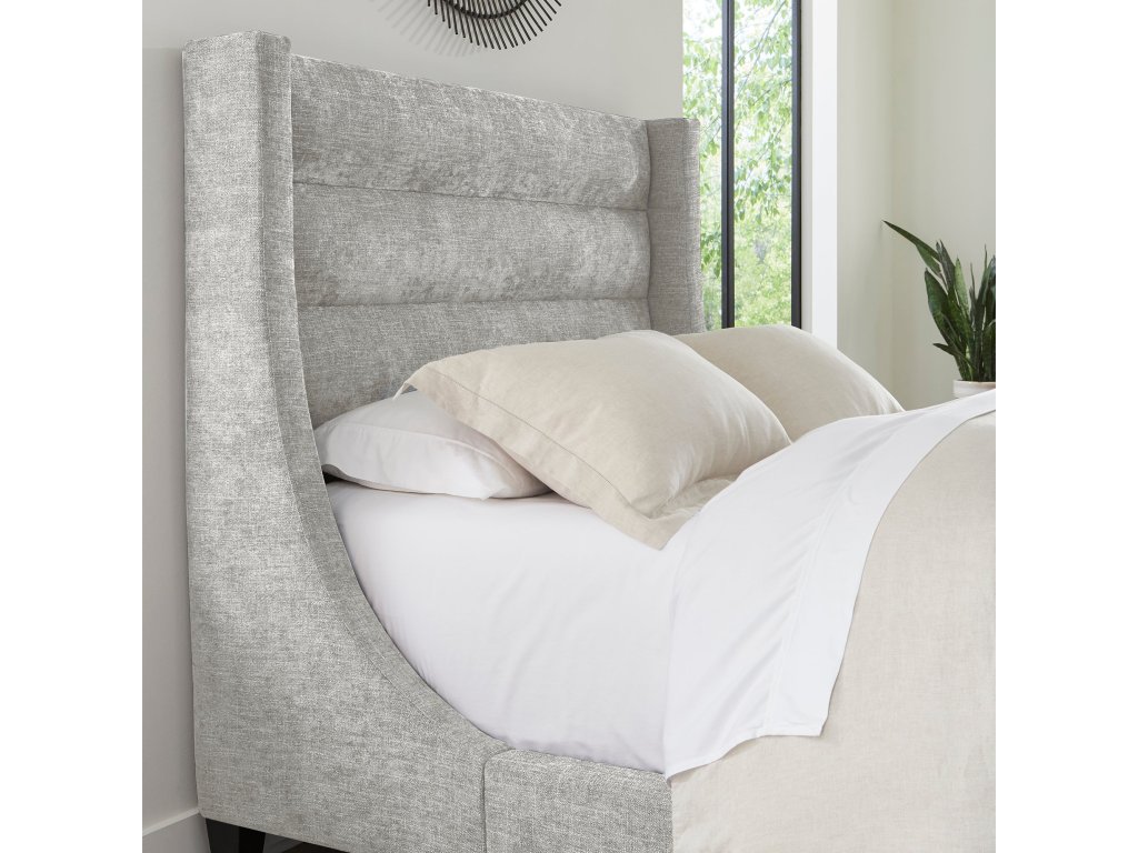 Luxe Light Grey Queen Headboard 5/ - main image