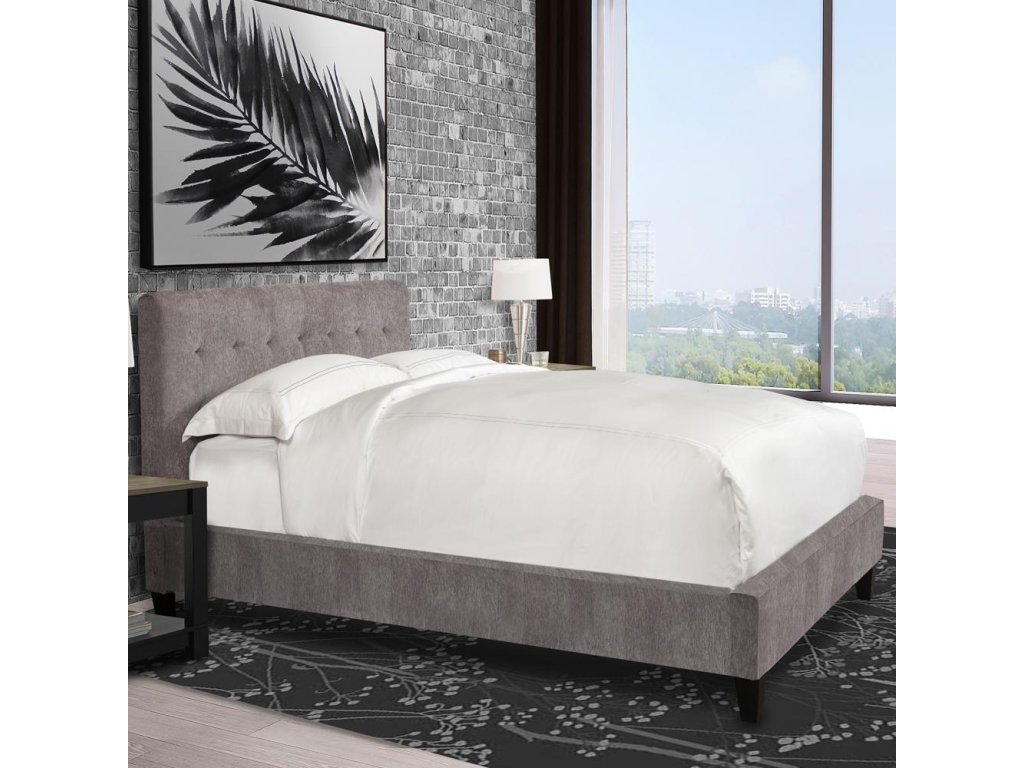 Cornflower Upholstered Bed Collection (Grey) - main image
