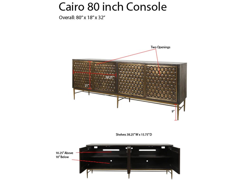 Cairo 8 In. Console - image 6