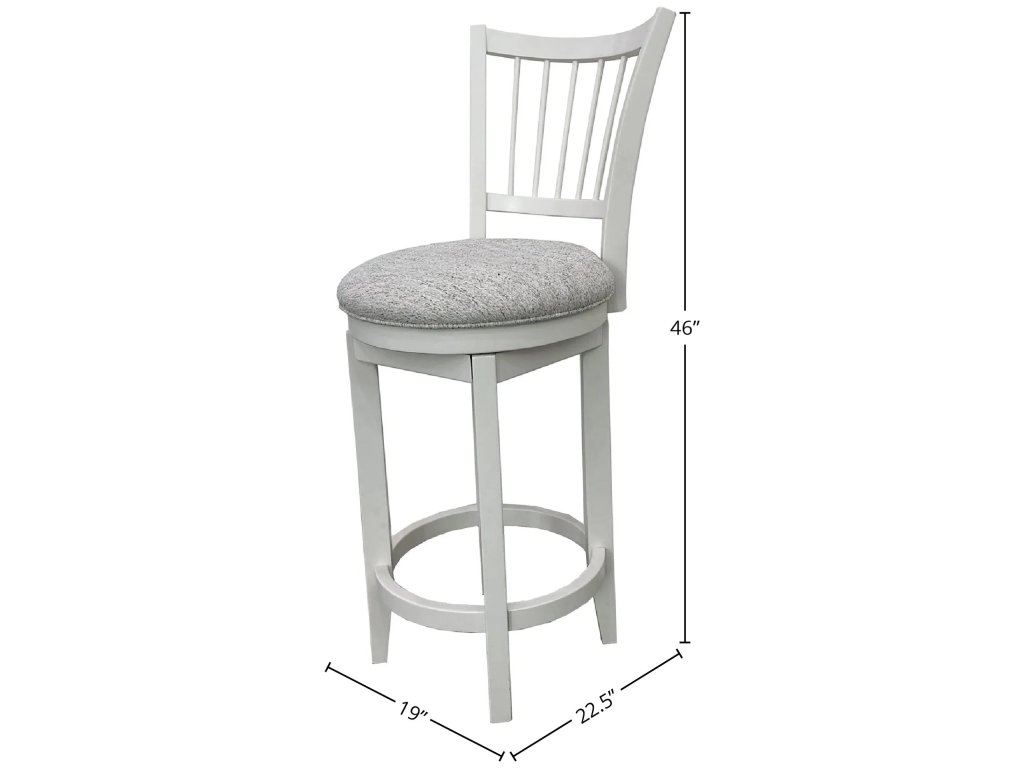 Americana Modern Dining Swivel Barstool Spindle Back - image 4
