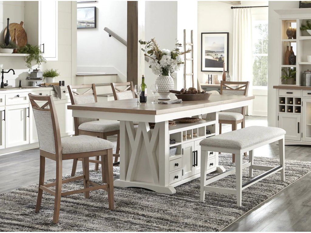 Americana Modern Dining Counter Chair Upholstered (2/Ctn Sold In Pairs) - image 1