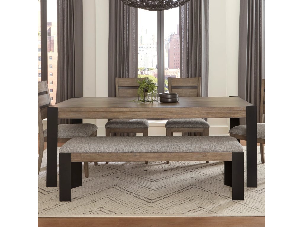 Cedar Fork Dining Rectangle Leg Table - main image