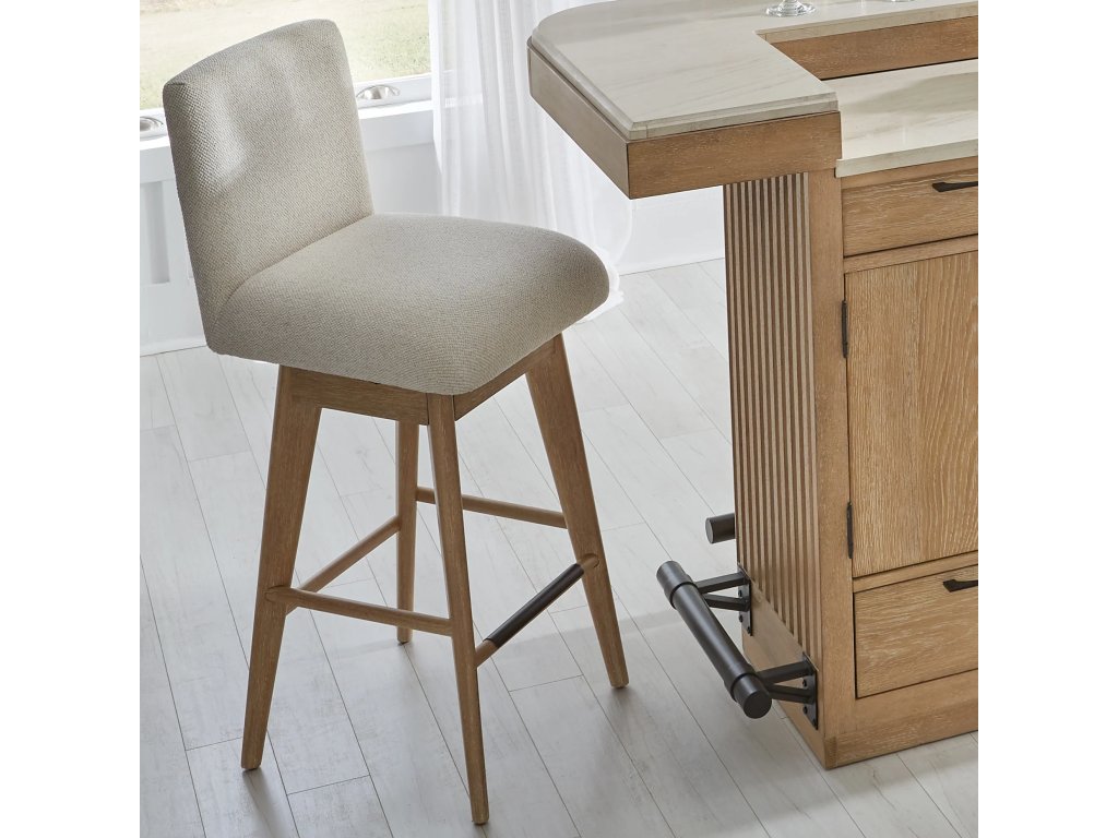 Dining Swivel Bar Stool With Auto Return - main image