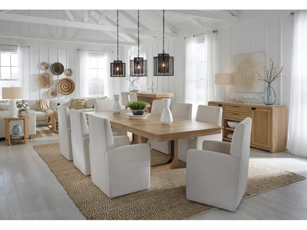 Dining Upholstered Caster Chair - image 3