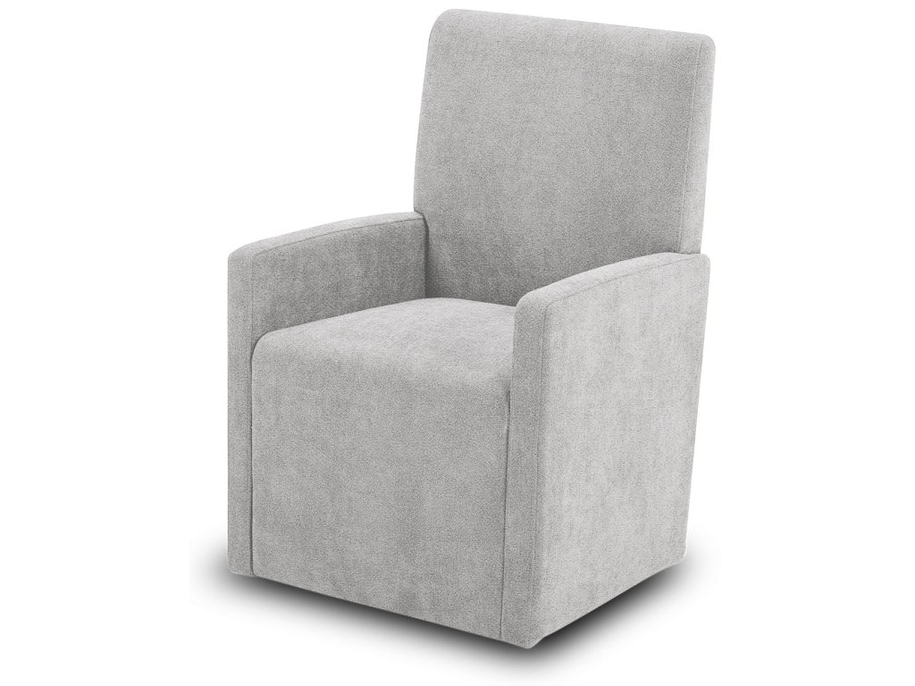 Dining Upholstered Caster Chair - image 1