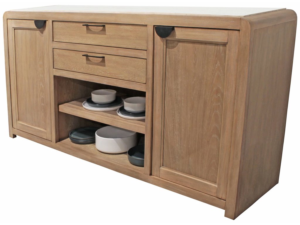 Dining 72" Buffet Server With Stone Top - image 1