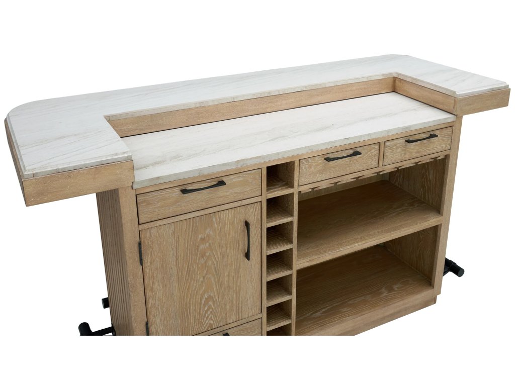 Dining 78" Bar With Stone Top - image 6