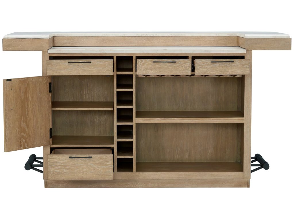 Dining 78" Bar With Stone Top - image 4