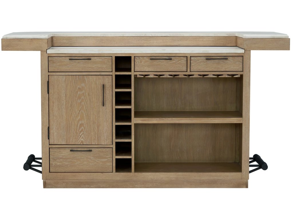 Dining 78" Bar With Stone Top - image 2