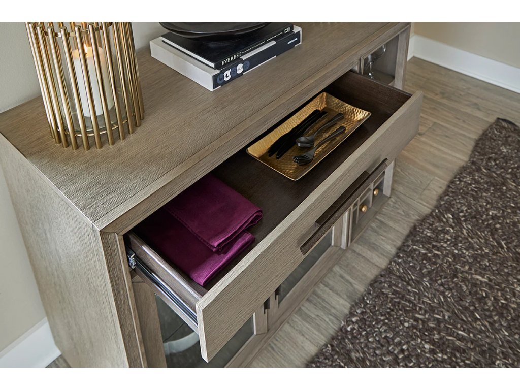 Dining Multifunctional Server W/Bar Cabinet - image 3