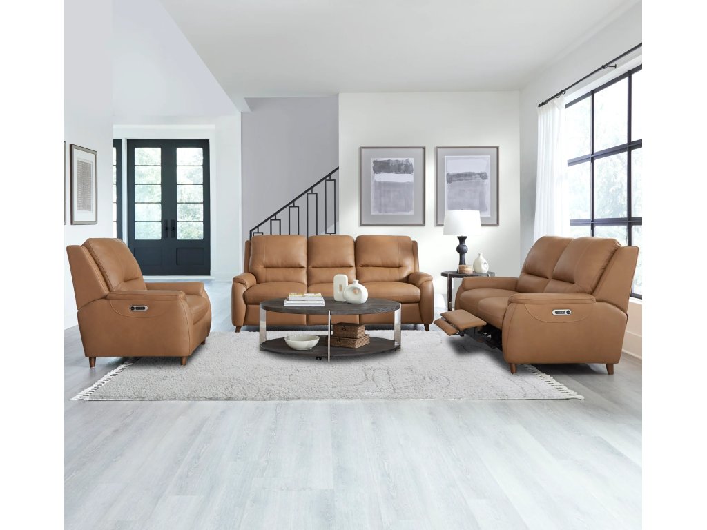 Caramel Cream Power Sofa - image 3