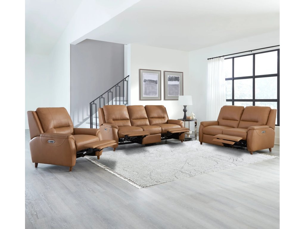 Caramel Cream Power Sofa - image 4