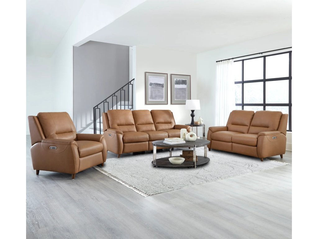 Caramel Cream Power Sofa - image 2