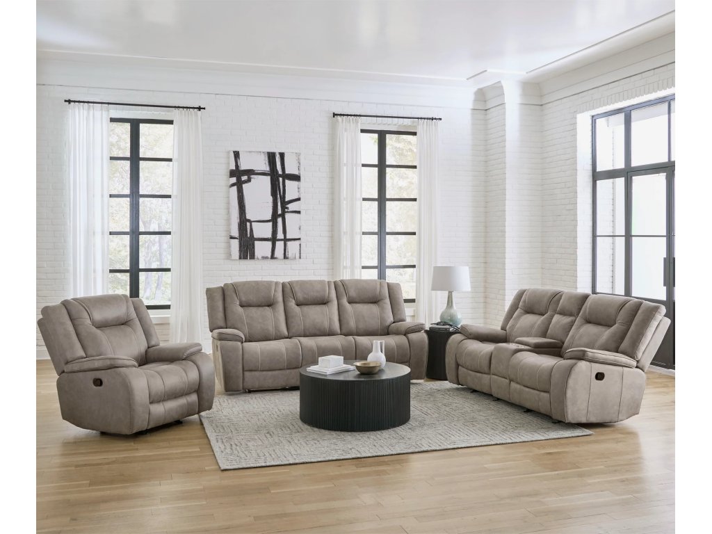 Desert Taupe Manual Sofa - image 9
