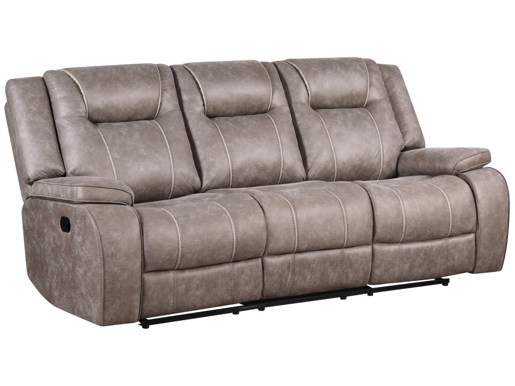 Desert Taupe Manual Sofa - image 1