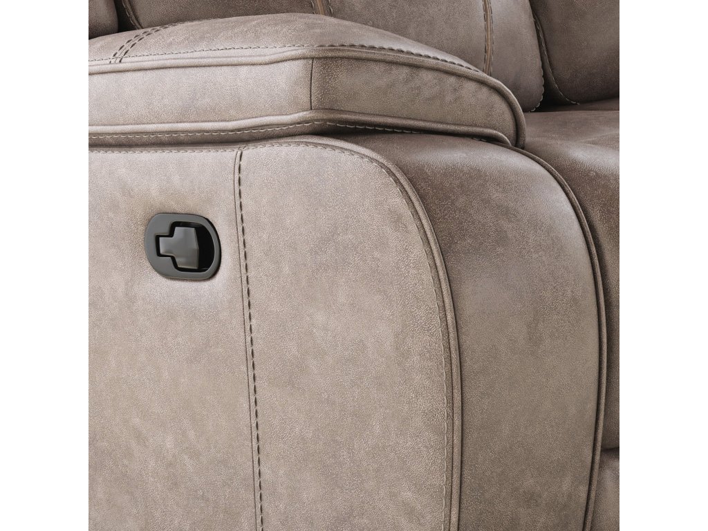 Desert Taupe Manual Sofa - image 7