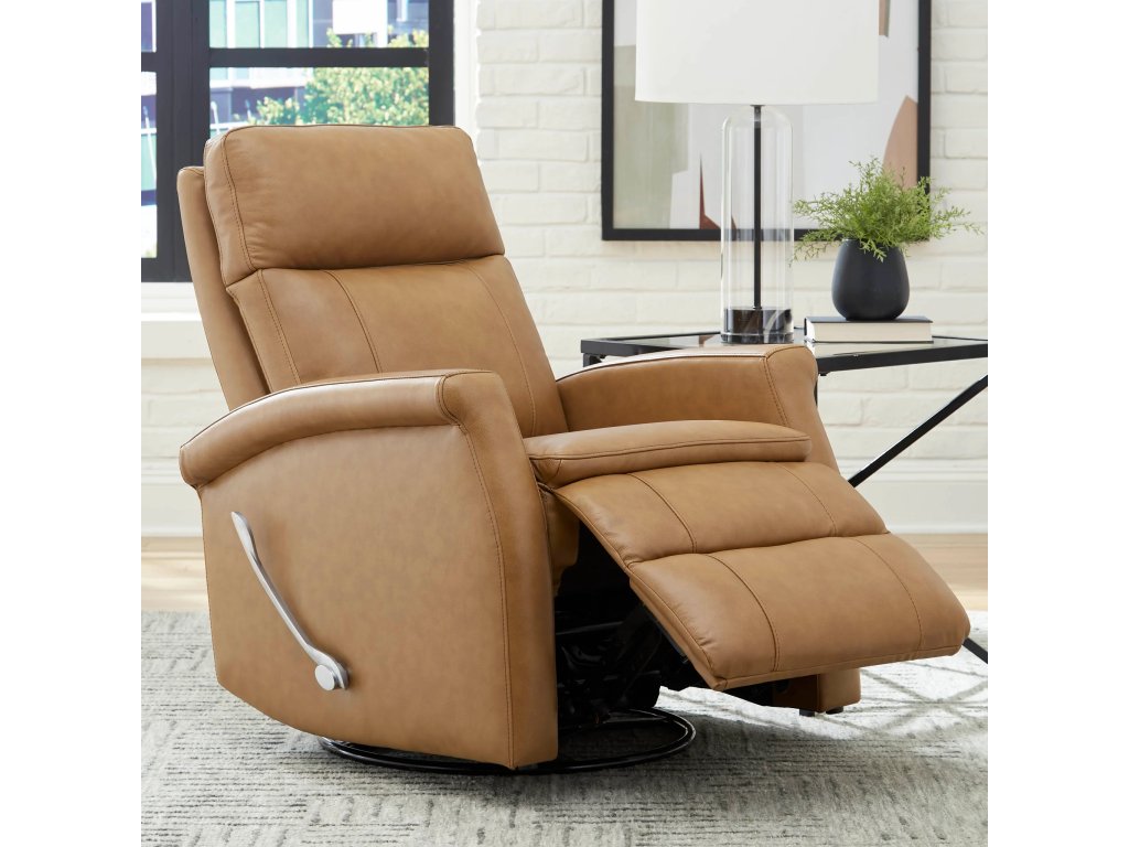 Bristol Russet Manual Swivel Glider Recliner - image 1