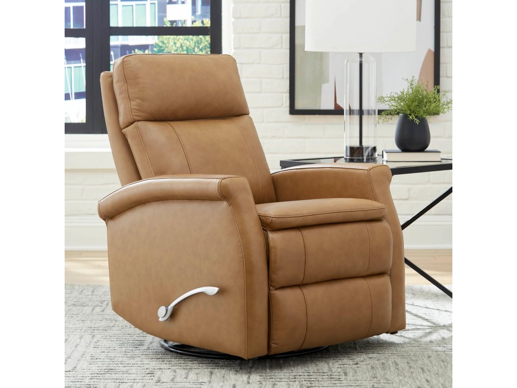 Bristol Russet Manual Swivel Glider Recliner - main image