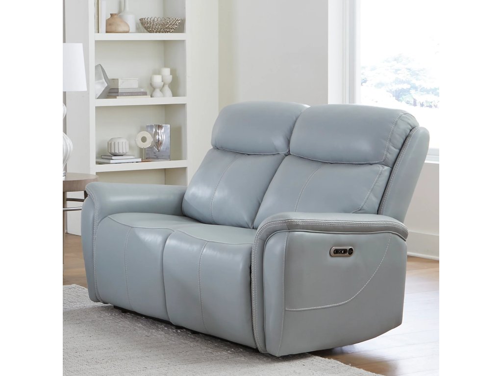 Sea Mist Grey Power Sofa Group - image 5