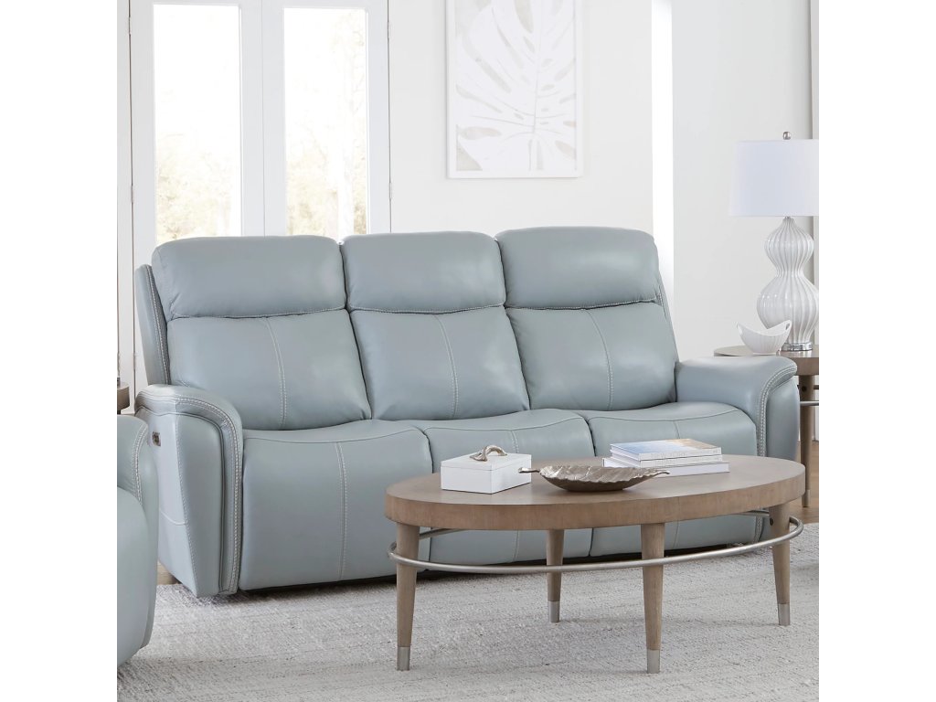 Sea Mist Grey Power Sofa Group - image 6