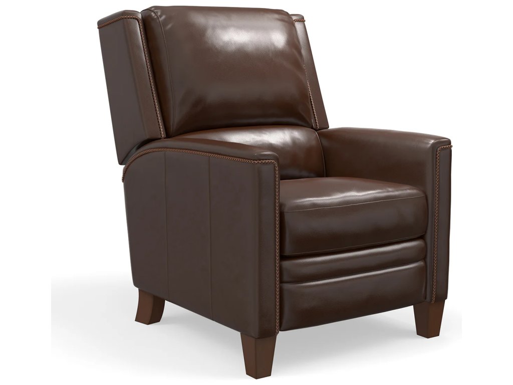Espresso Manual Pushback High Leg Recliner - image 4