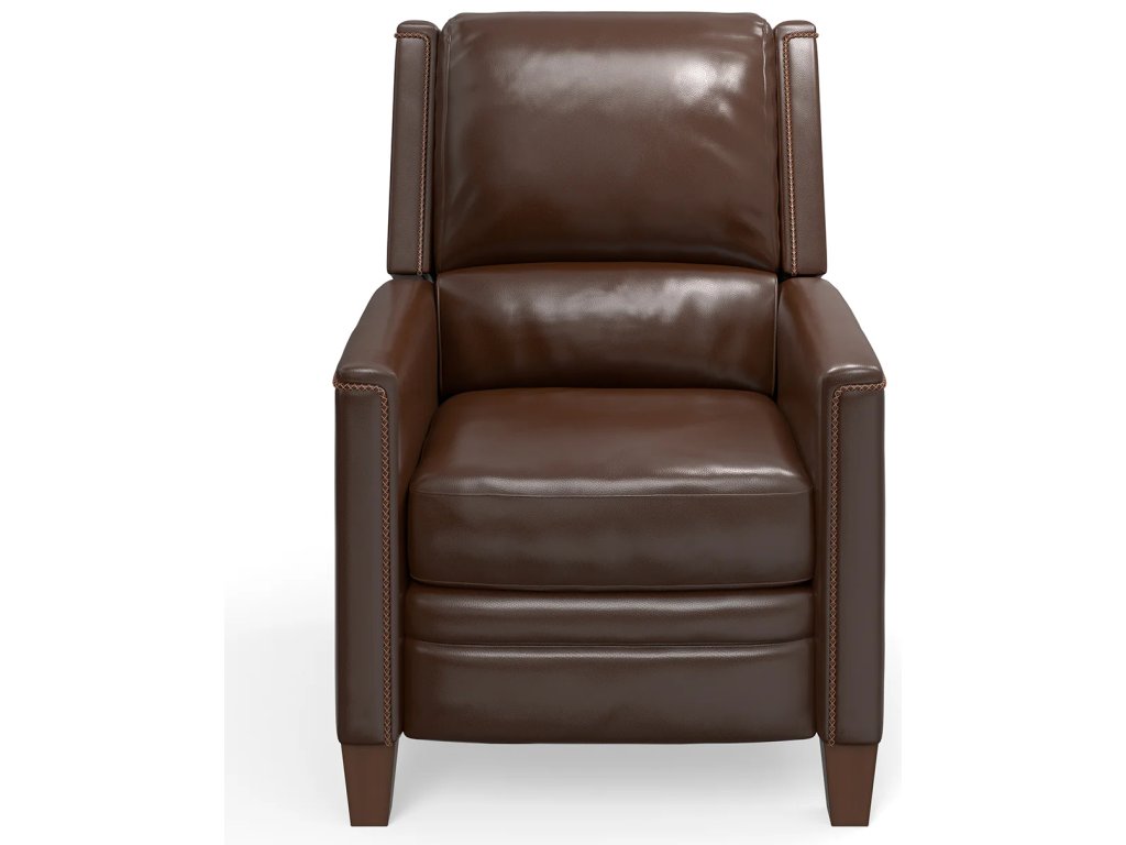 Espresso Manual Pushback High Leg Recliner - image 5