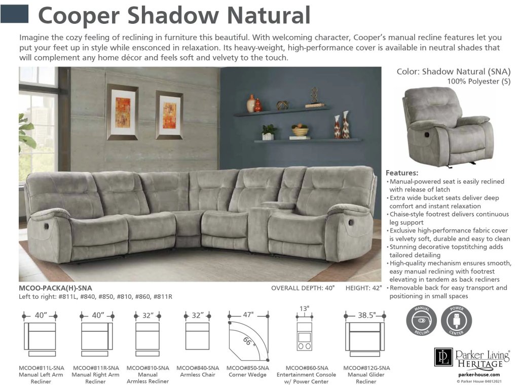 Shadow Natural 6Pc Package A (811L, 810, 850, 840, 860, 811R) - image 6