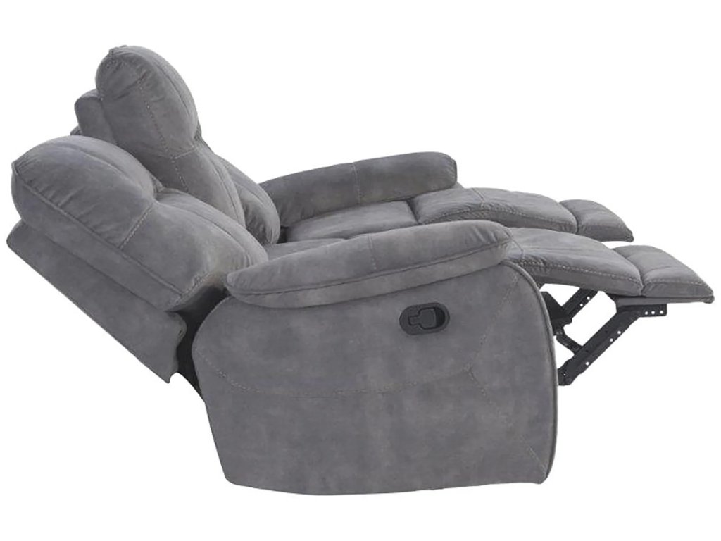 Shadow Grey Manual Triple Reclining Sofa - image 7