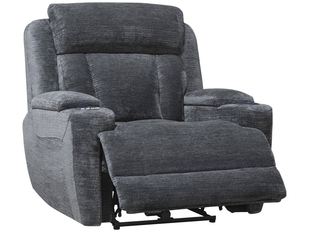 Lucky Charcoal Power Recliner - image 2