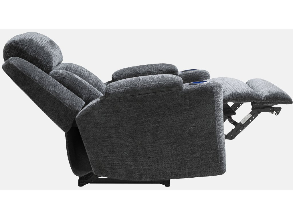 Lucky Charcoal Power Recliner - image 5