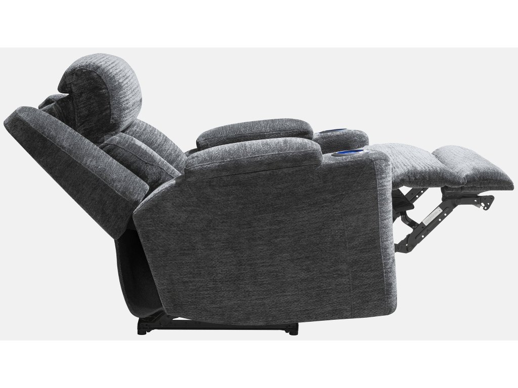 Lucky Charcoal Power Recliner - image 6