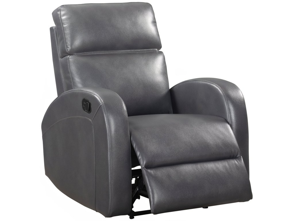 Pebble Grey Manual Recliner - image 1