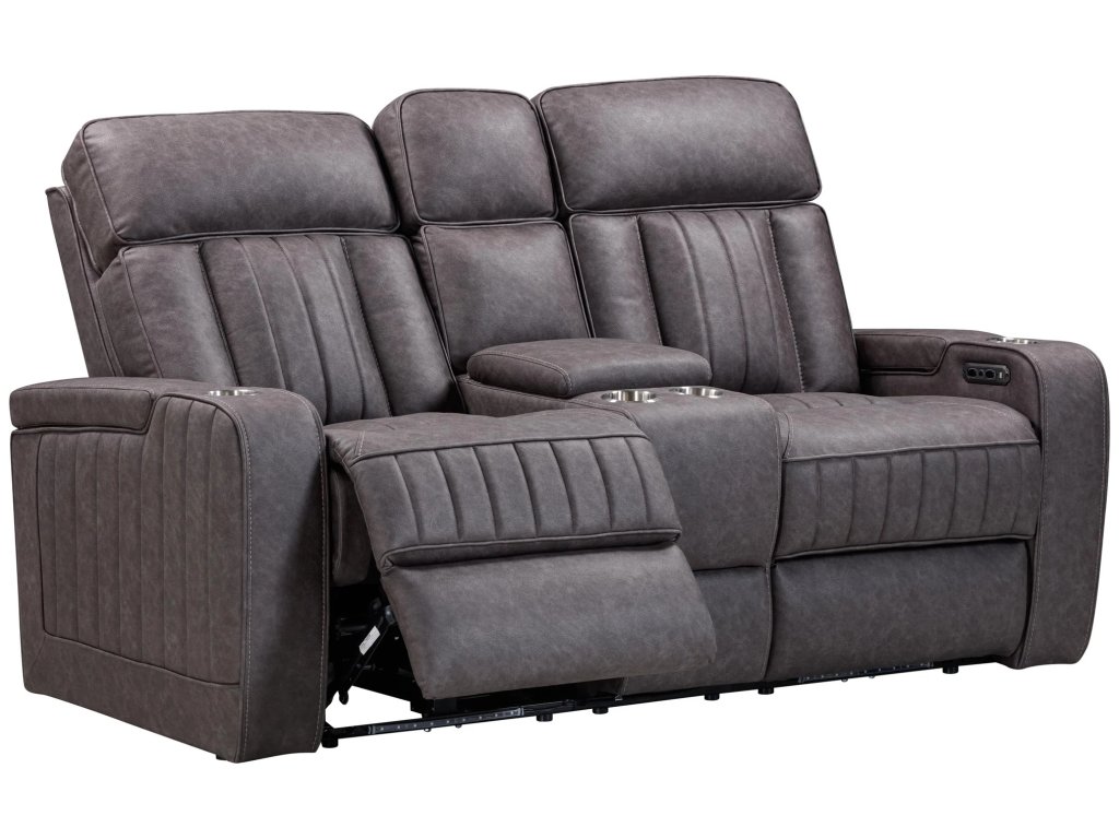 Mercury Power Console Loveseat With Power Headrests - image 2