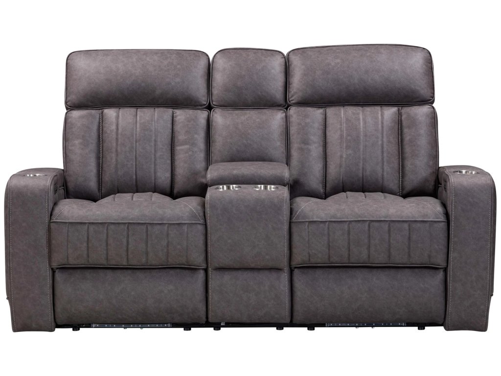 Mercury Power Console Loveseat With Power Headrests - image 1