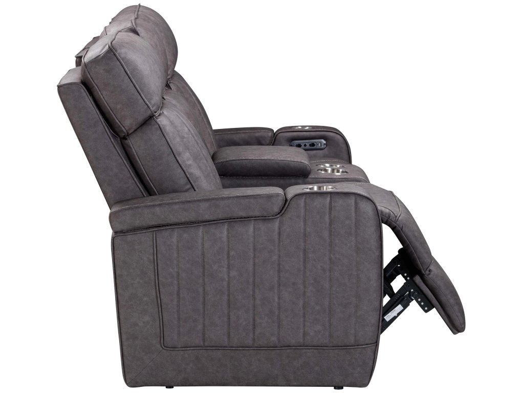 Mercury Power Console Loveseat With Power Headrests - image 3
