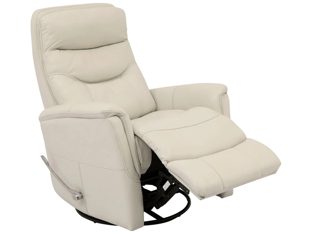 Ivory Manual Swivel Glider Recliner - image 2