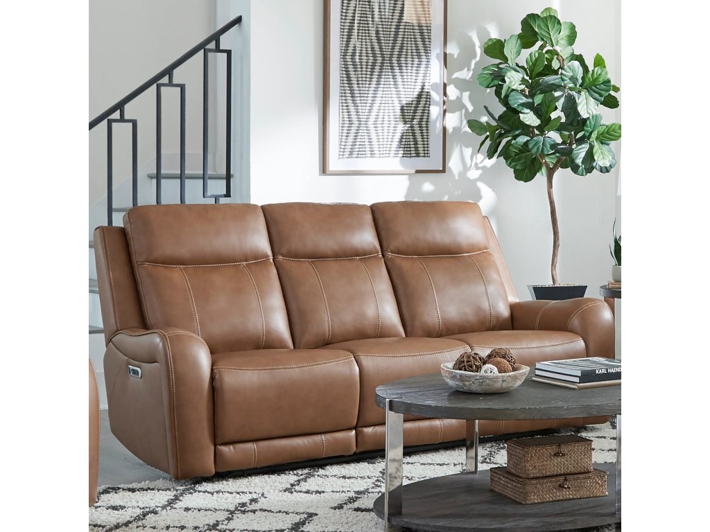 Butternut Power Sofa With Power Headrests - main image