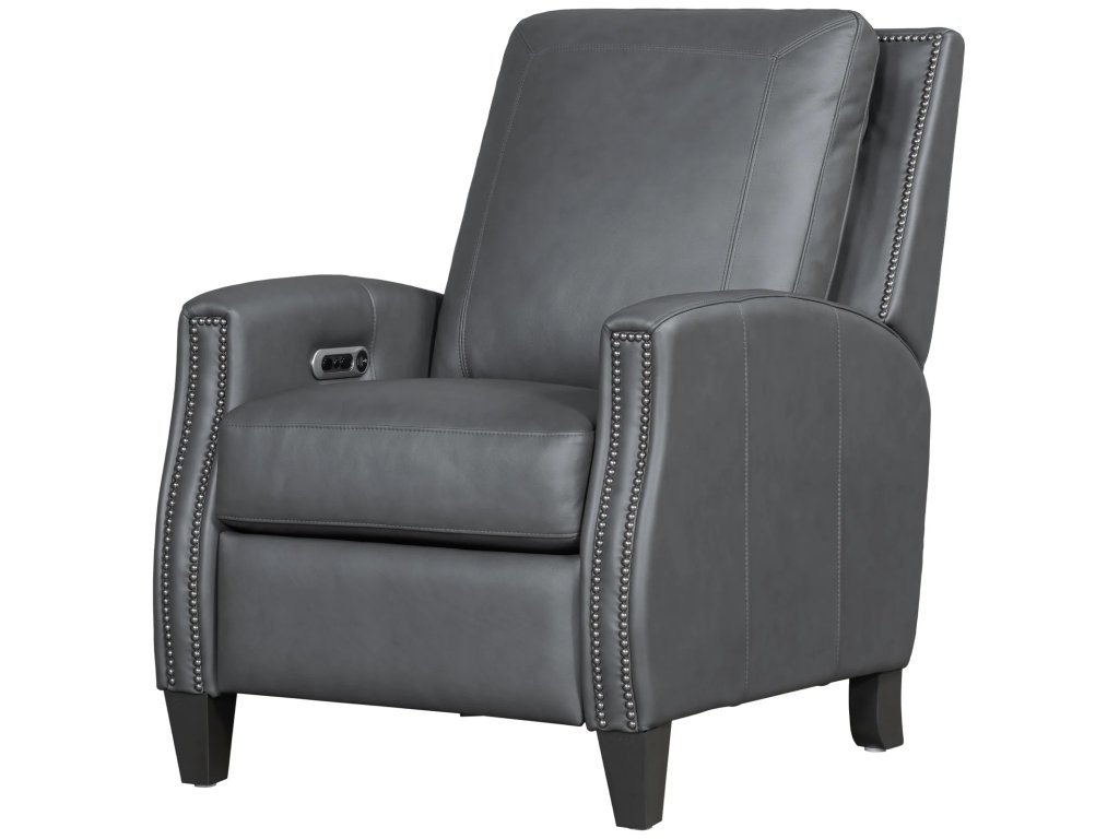 Echo Grey Power High Leg Recliner With Power Headrest - image 9